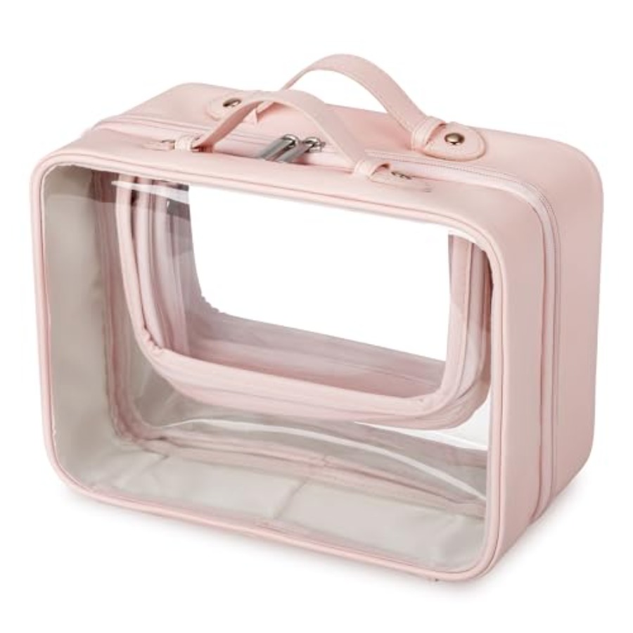 Women'S Bag - TSA Approved Toiletry Bag, Clear Makeup