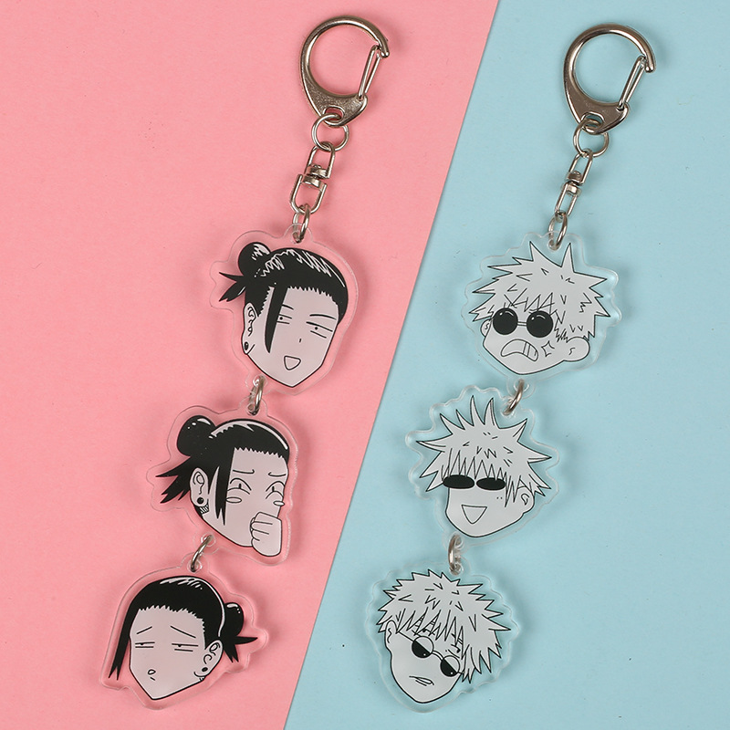 Women Bags Collection - Anime Cosplay Funny Long Keychain Gojo