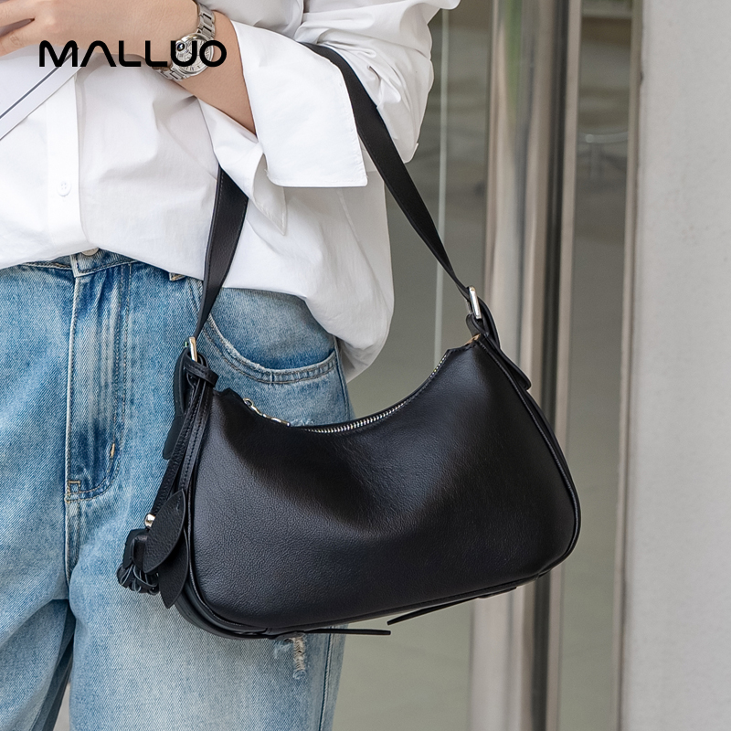 Genuine Cowhide Leather Slouch – Hobo Bag Slouchy recenzja i cena