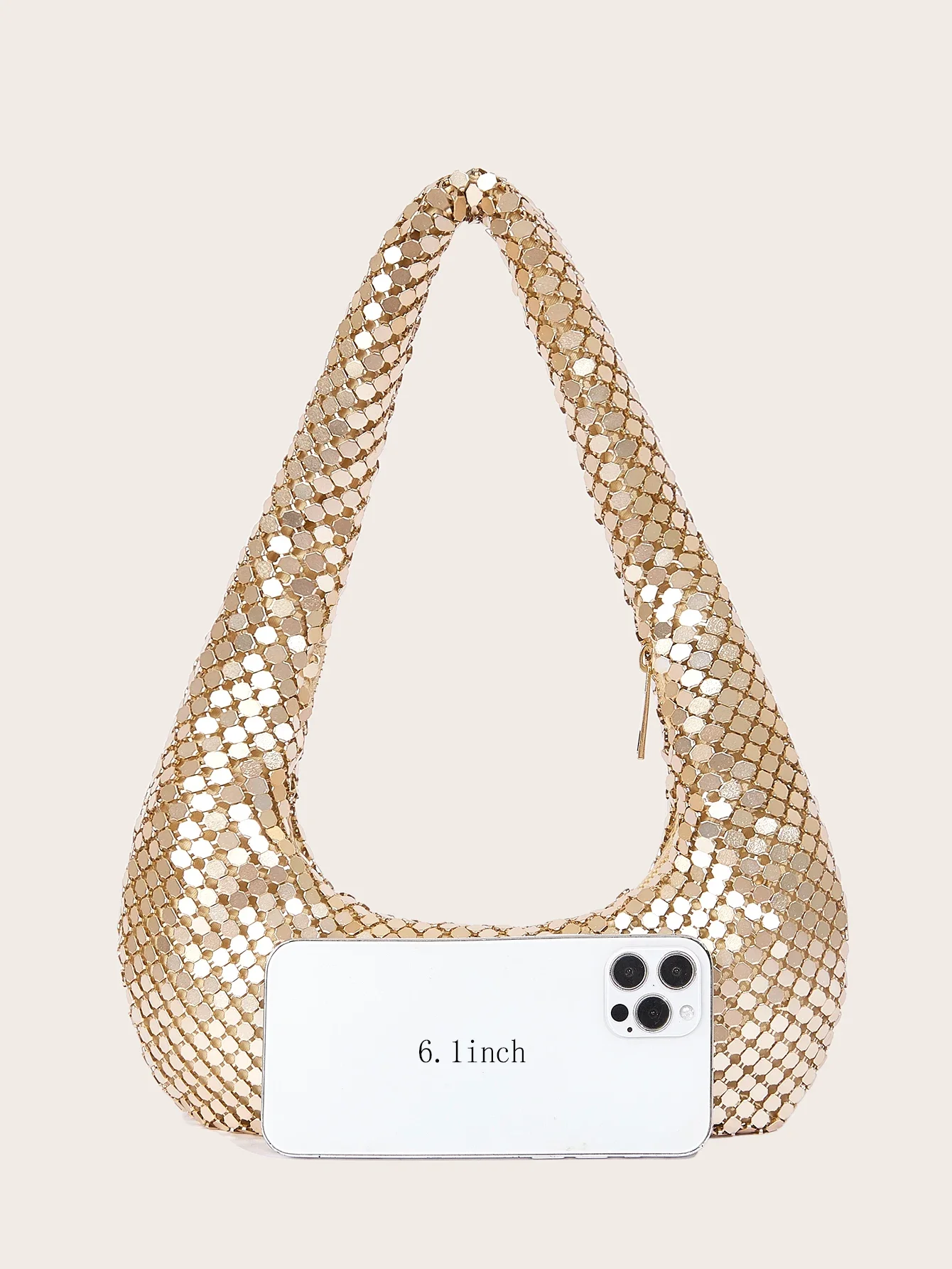 Ladies High-End Glittering Met – Clutch Bag Evening recenzja i cena