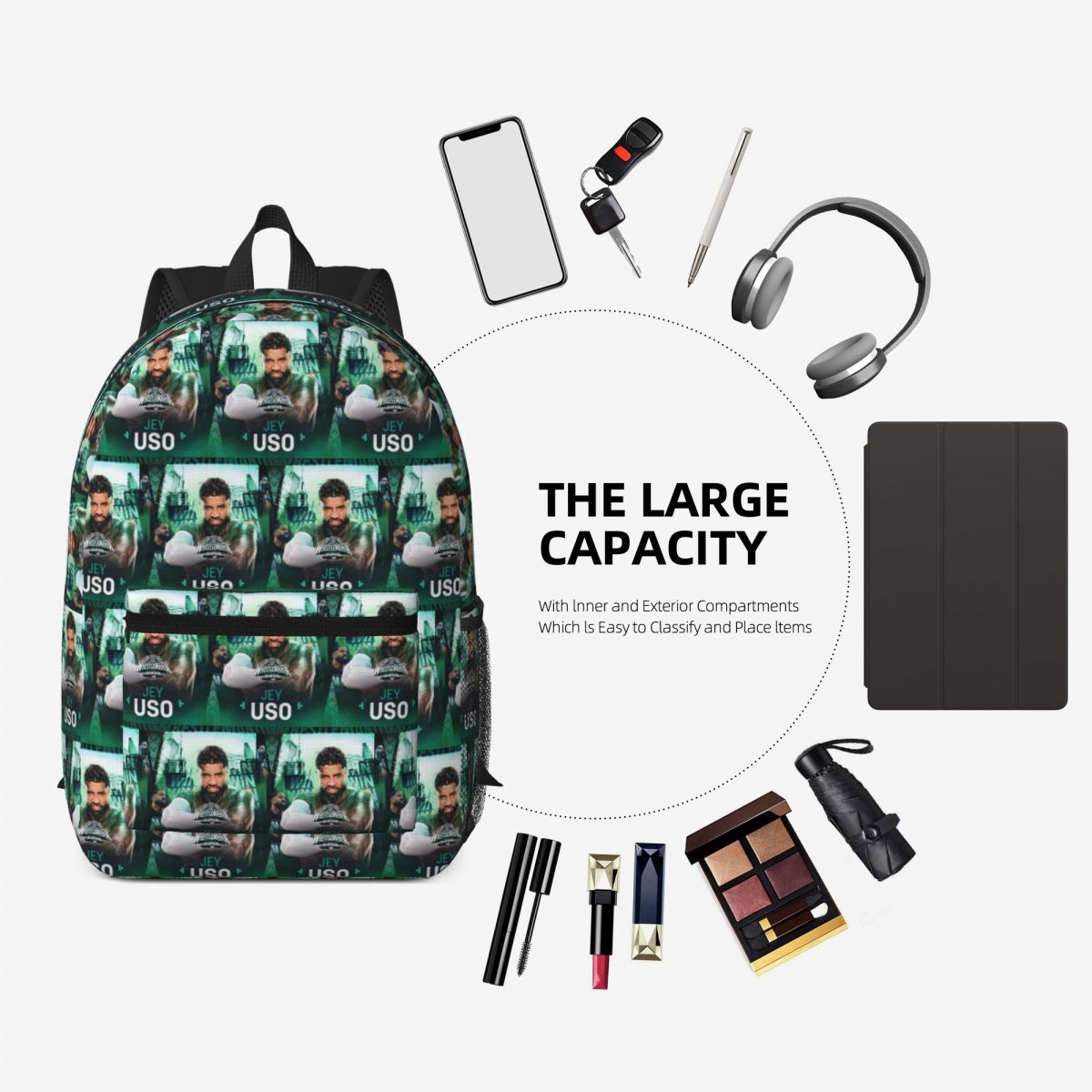 Winner WWE Jey Uso Backpack Da – Women Bags Winners recenzja i cena