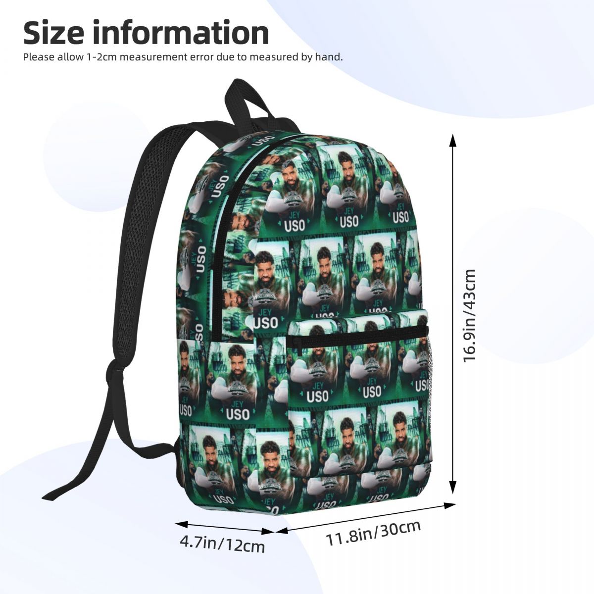 Winner WWE Jey Uso Backpack Da – Women Bags Winners recenzja i cena