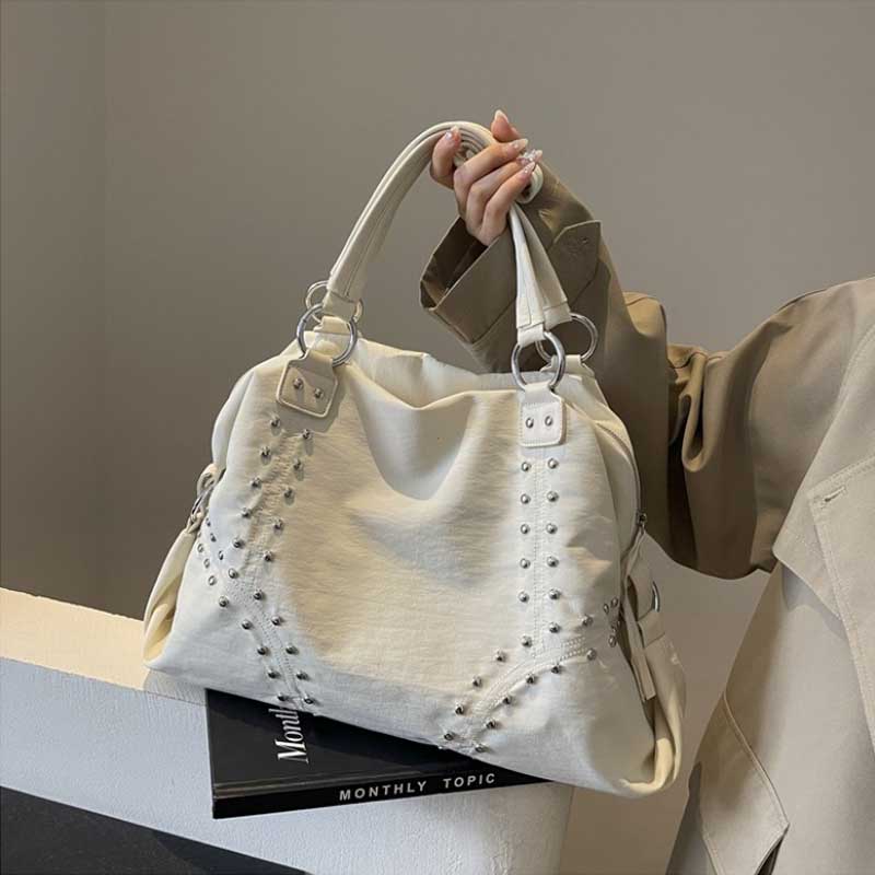 Fashionable Nylon Rivet Undera – Women Bags In Trend recenzja i cena