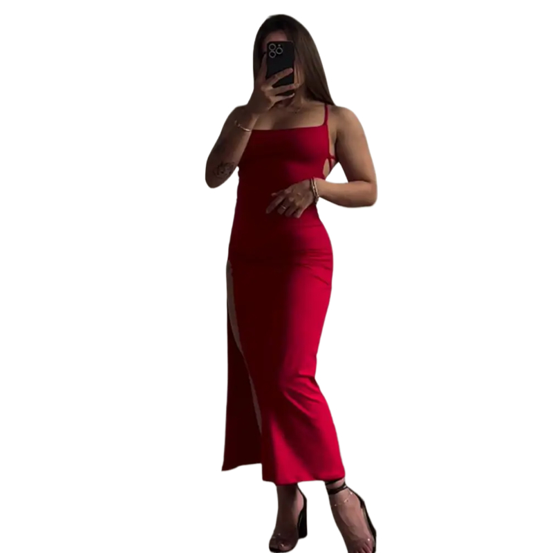 2025 Sexy Suspender Slit Dress – Women Bags Winners recenzja i cena