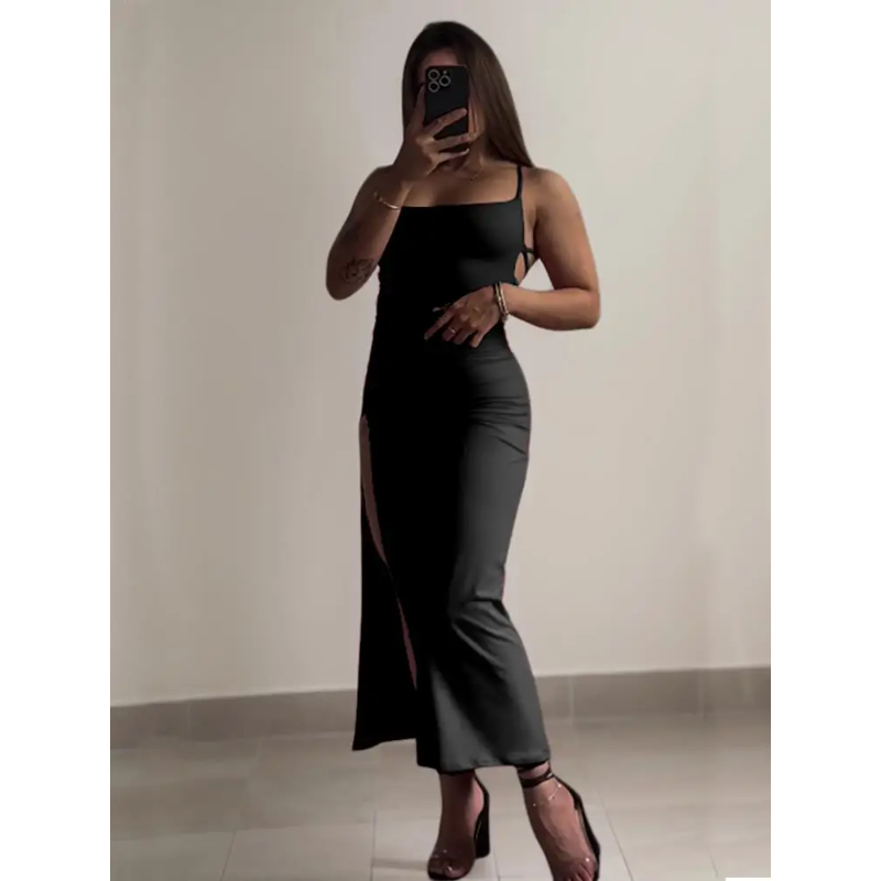 2025 Sexy Suspender Slit Dress – Women Bags Winners recenzja i cena