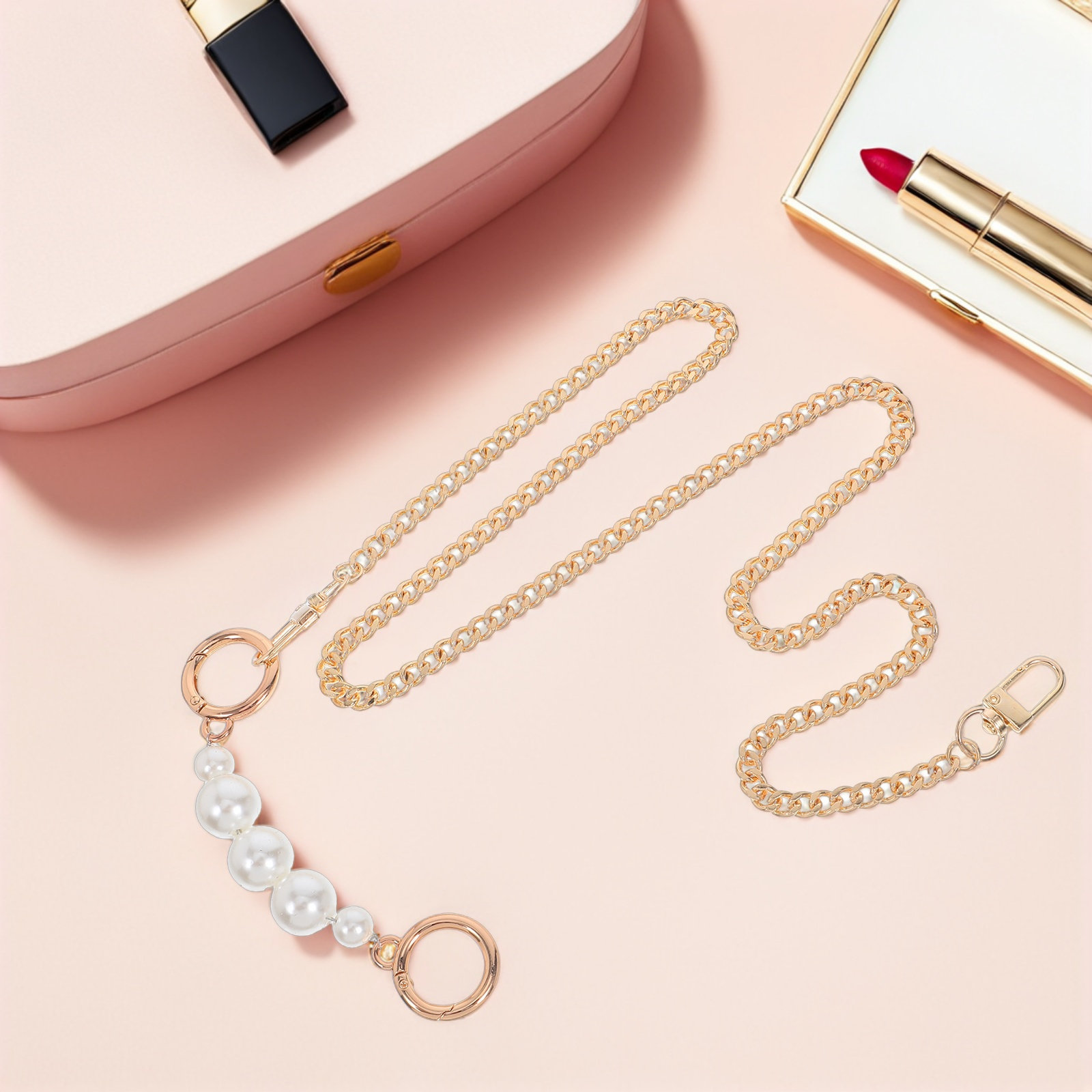 2Pcs Detachable Gold Bag Chain – Clutch Bag Evening recenzja i cena