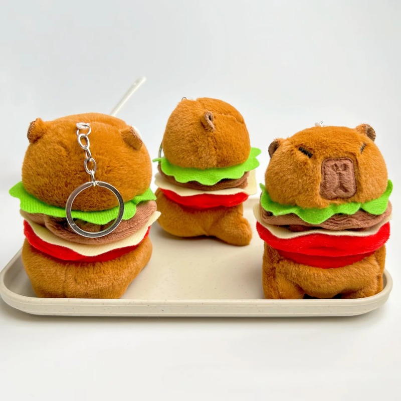 Cute Capybara Hamburger Keycha – Women'S Young Bags recenzja i cena