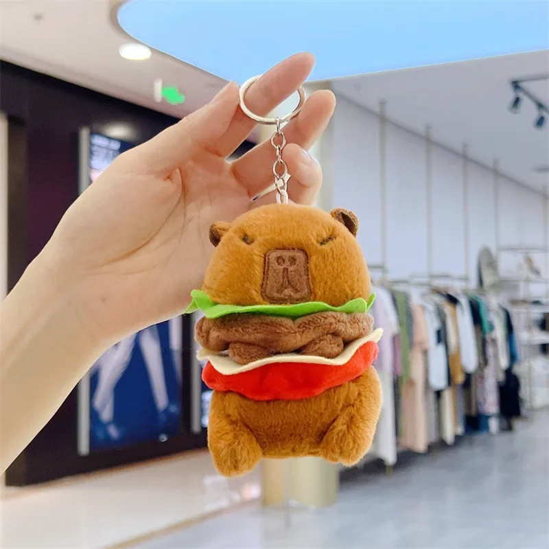 Cute Capybara Hamburger Keycha – Women'S Young Bags recenzja i cena