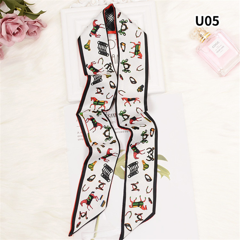 Horse Plaid Skinny Scarf Women – Women Bags Online recenzja i cena