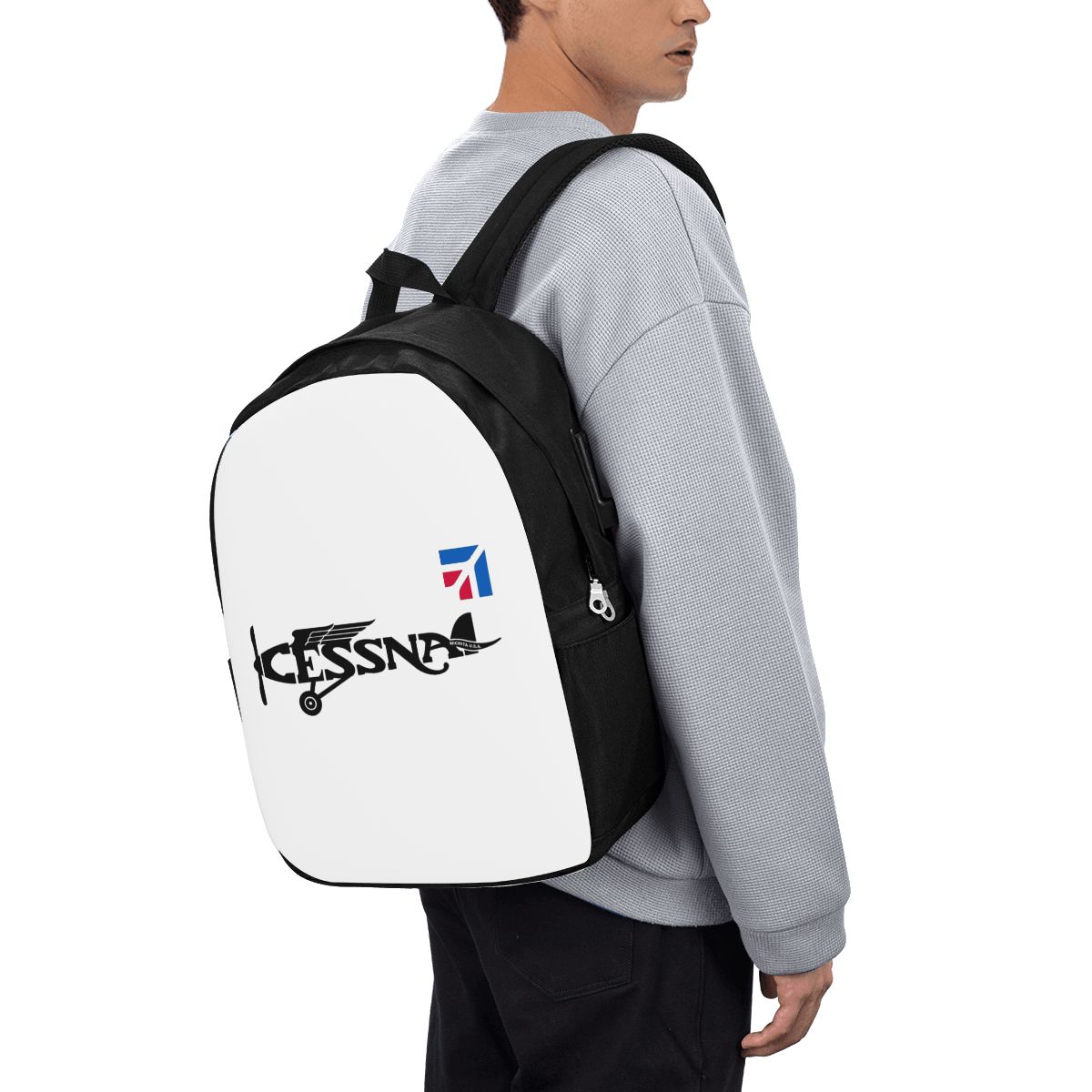 Cessna Logo Backpack Travel No – Women'S Bag recenzja i cena