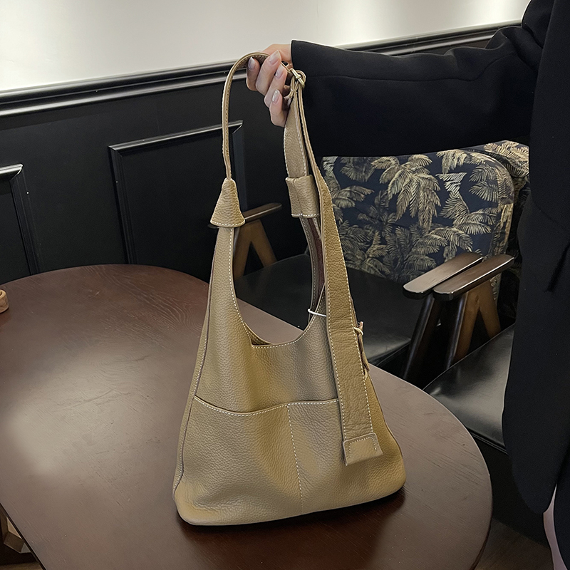 Women's Genuine Leather Should – Hobo Bag Slouchy recenzja i cena