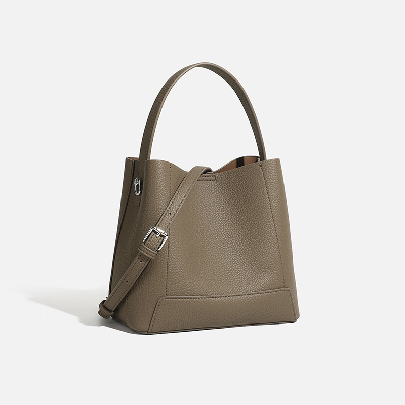 Women Olive Green Khaki Genuin – Hobo Bag Slouchy recenzja i cena