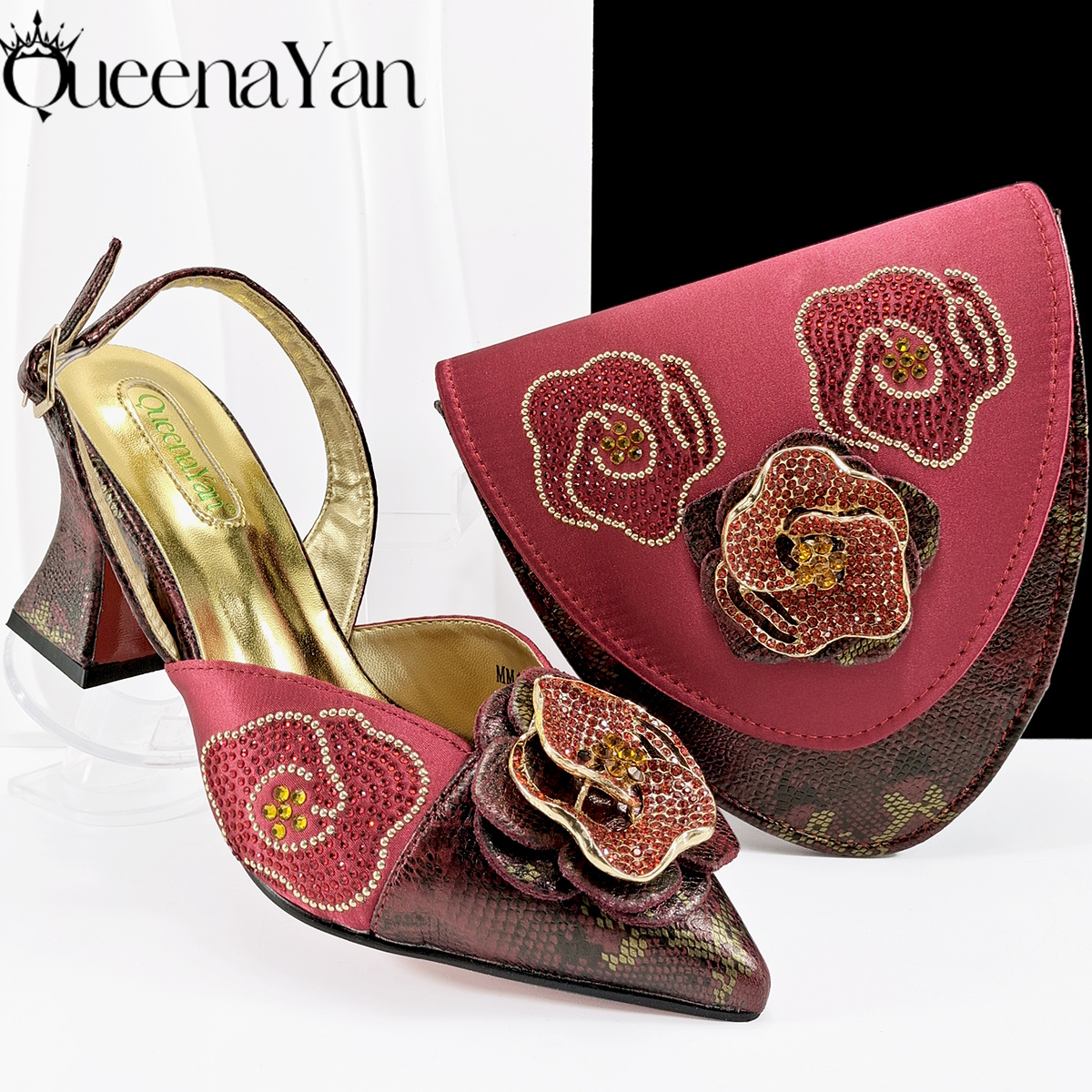 Queena Yan 2025 Red&Wine Color – Women Bags For Wedding recenzja i cena