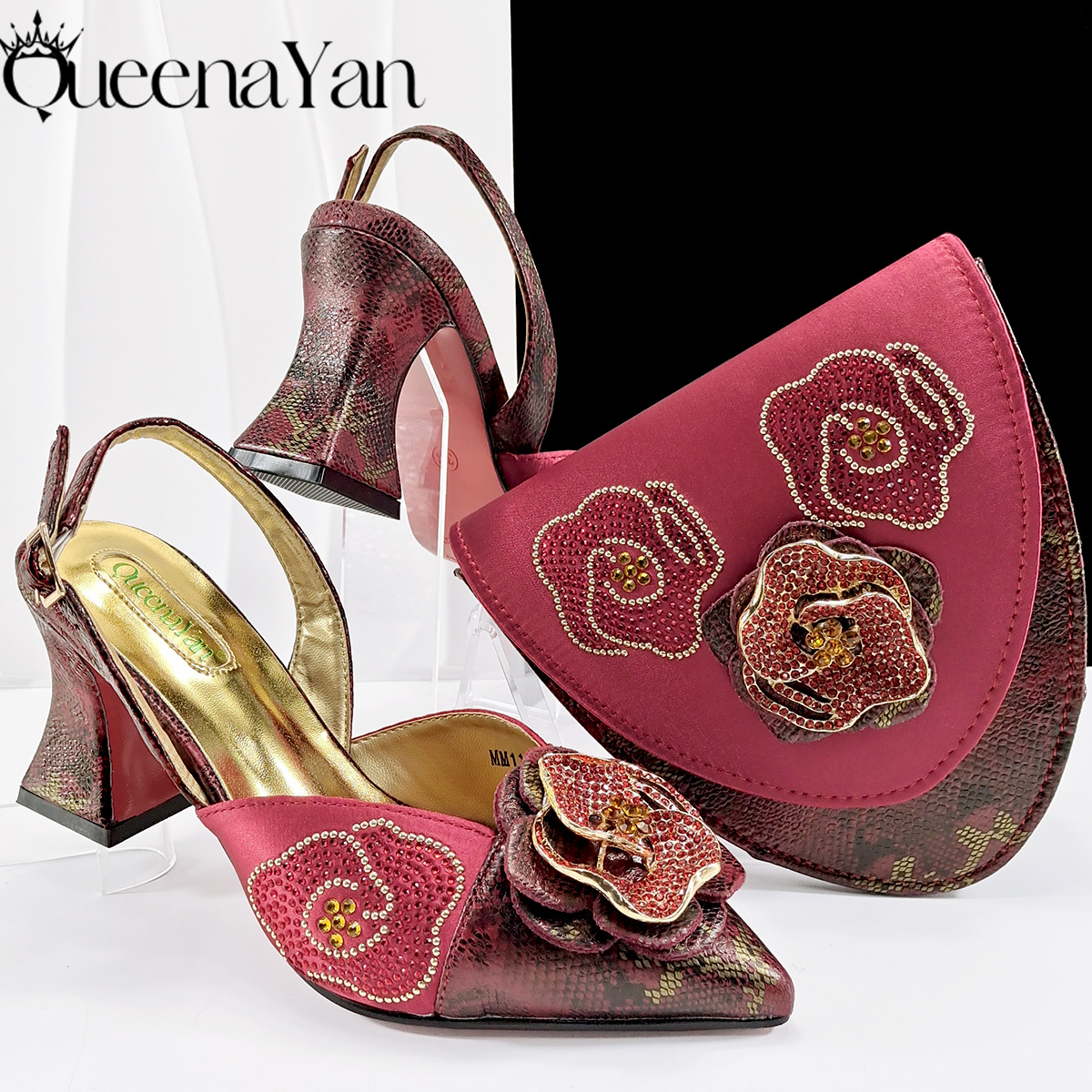 Queena Yan 2025 Red&Wine Color – Women Bags For Wedding recenzja i cena