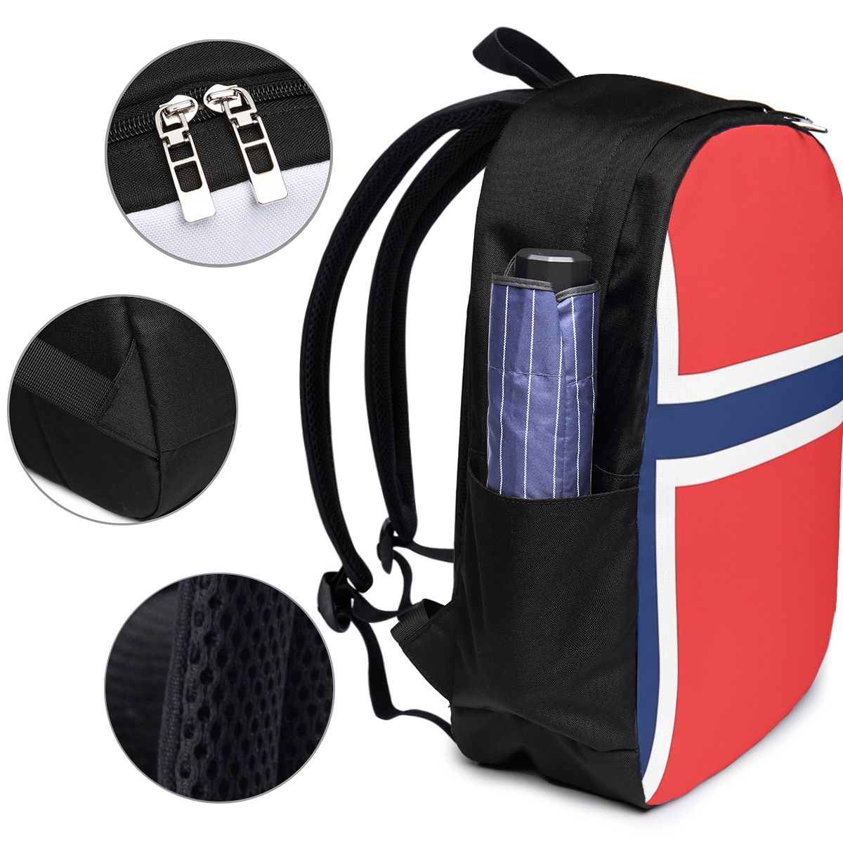 Norway Flag Backpack Travel No – Womens Backpack recenzja i cena