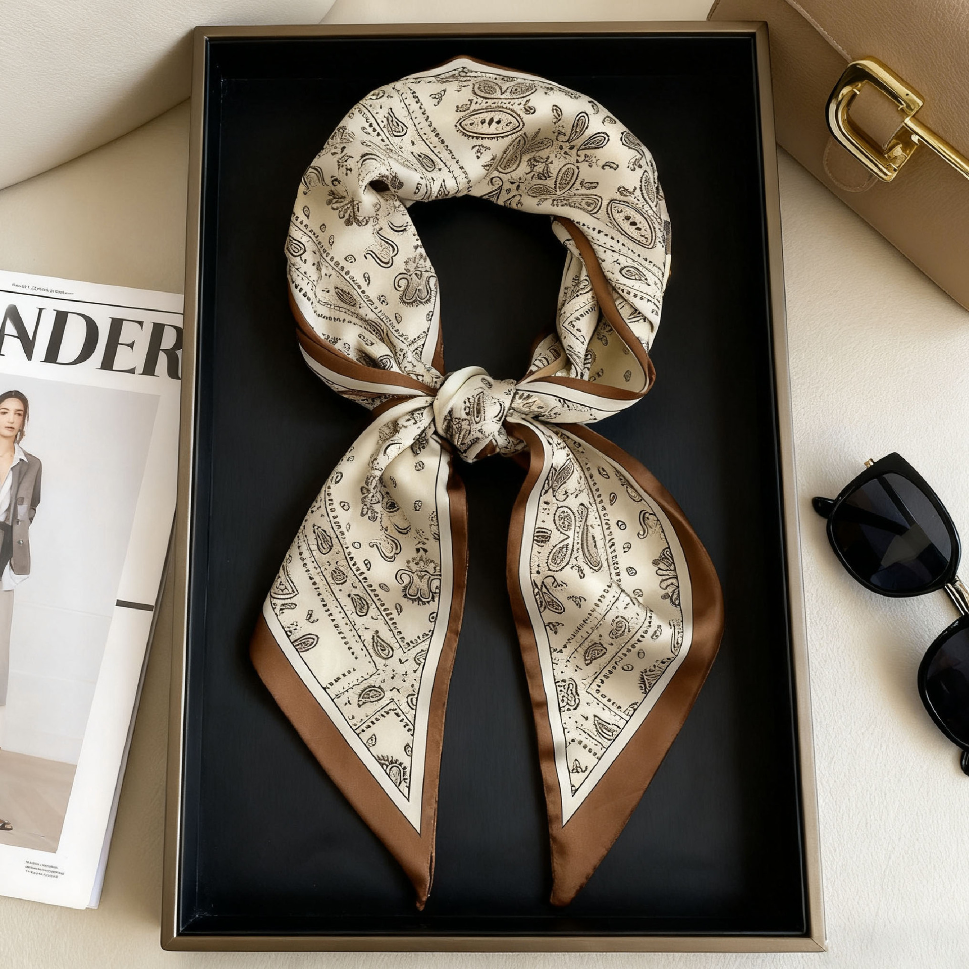 Luxury Long Neckerchief Skinny – Women Bags Online recenzja i cena