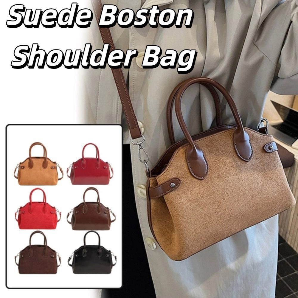 Shoulder Bag Suede Boston Shou – Hobo Bag Slouchy recenzja i cena