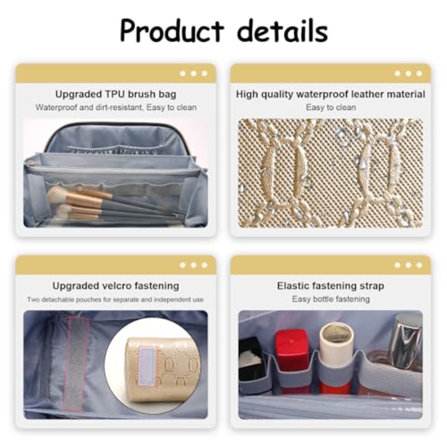 Travel Makeup Bag for Women: C – Women'S Bag recenzja i cena