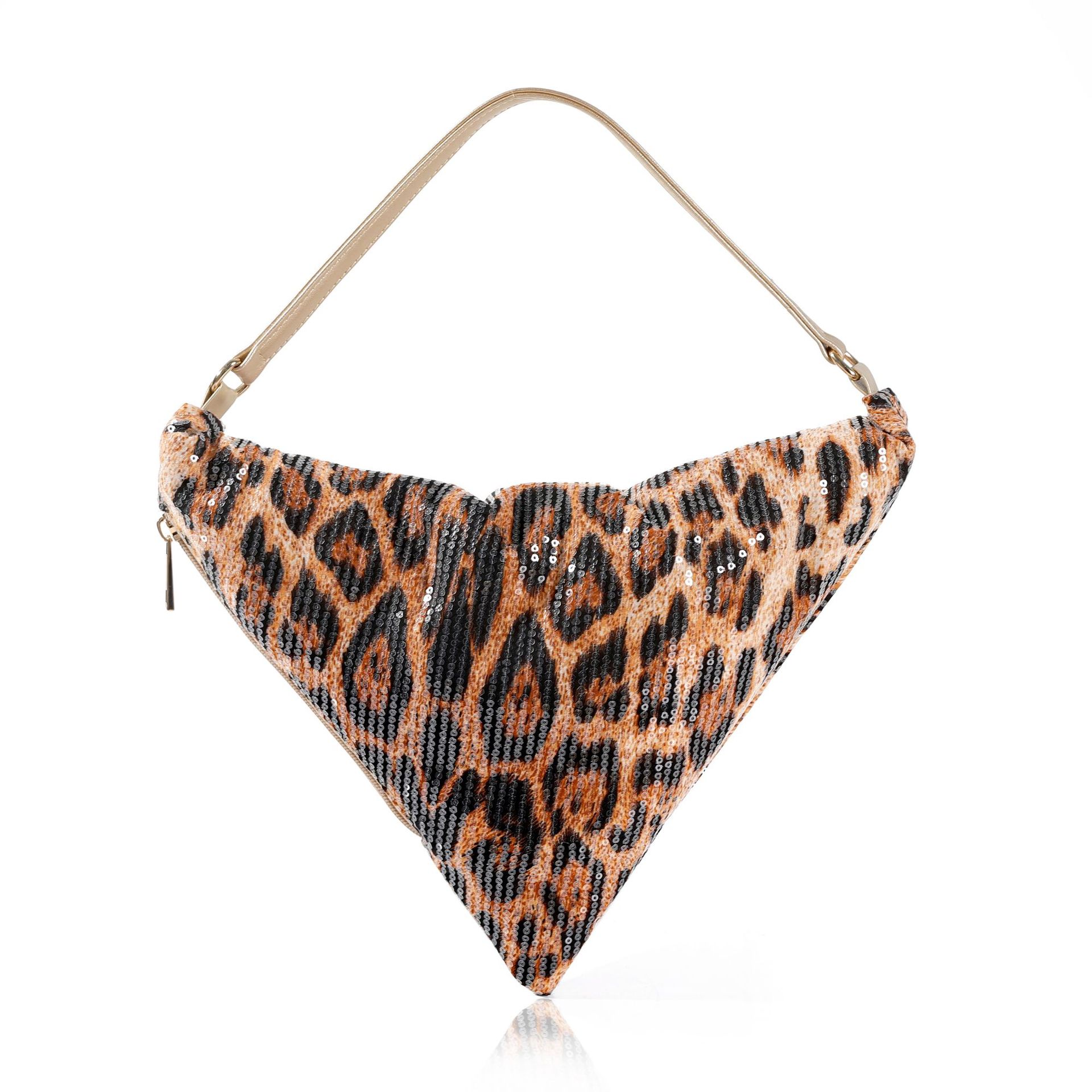 Leopard print crescent bag sho – Women Bags In Trend recenzja i cena