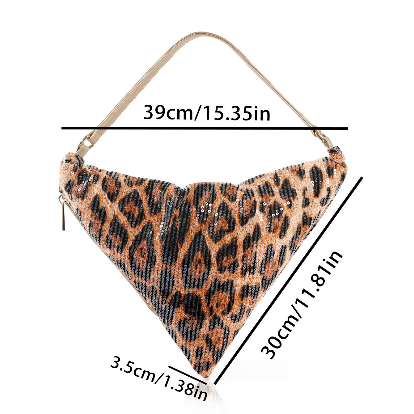 Leopard print crescent bag sho – Women Bags In Trend recenzja i cena