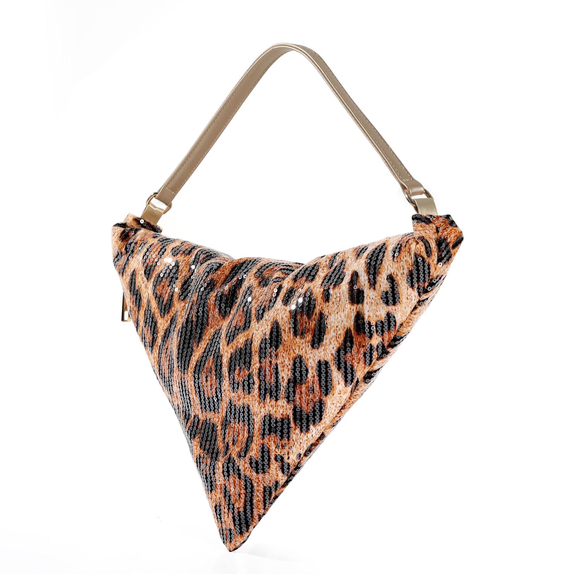 Leopard print crescent bag sho – Women Bags In Trend recenzja i cena
