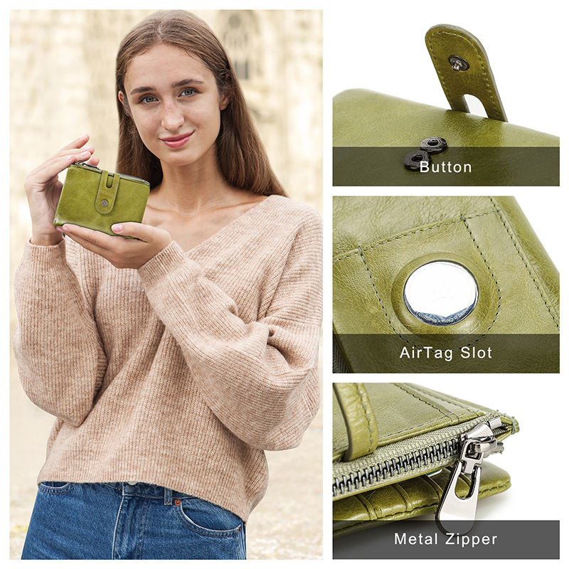 Oil Leather Women Wallets Shor – Women'S Young Bags recenzja i cena