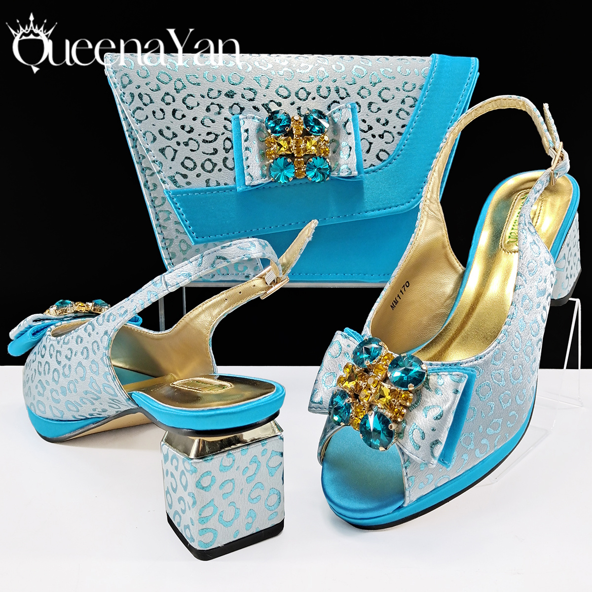 Queena Yan Light Blue Elegant  – Women Bags For Wedding recenzja i cena