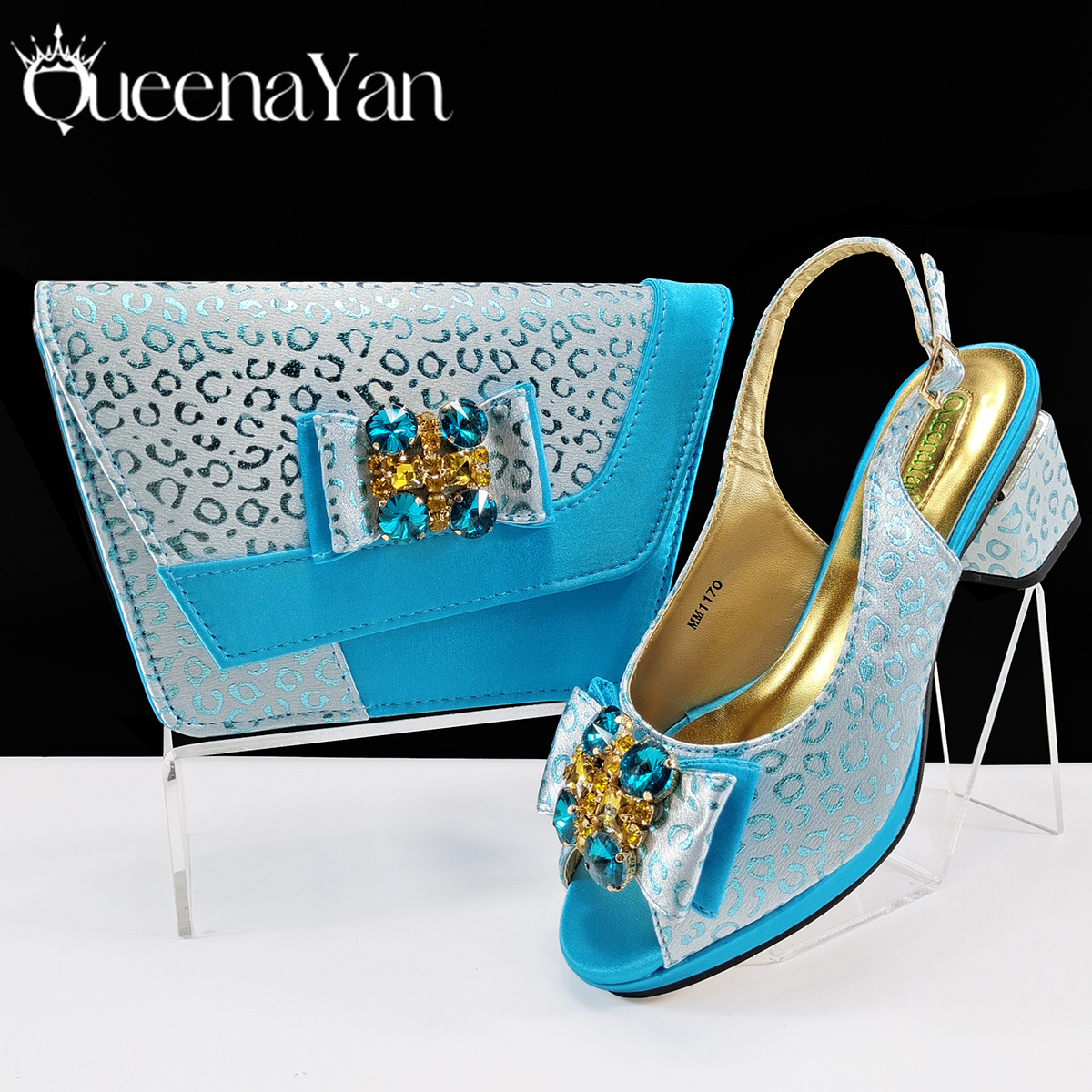 Queena Yan Light Blue Elegant  – Women Bags For Wedding recenzja i cena