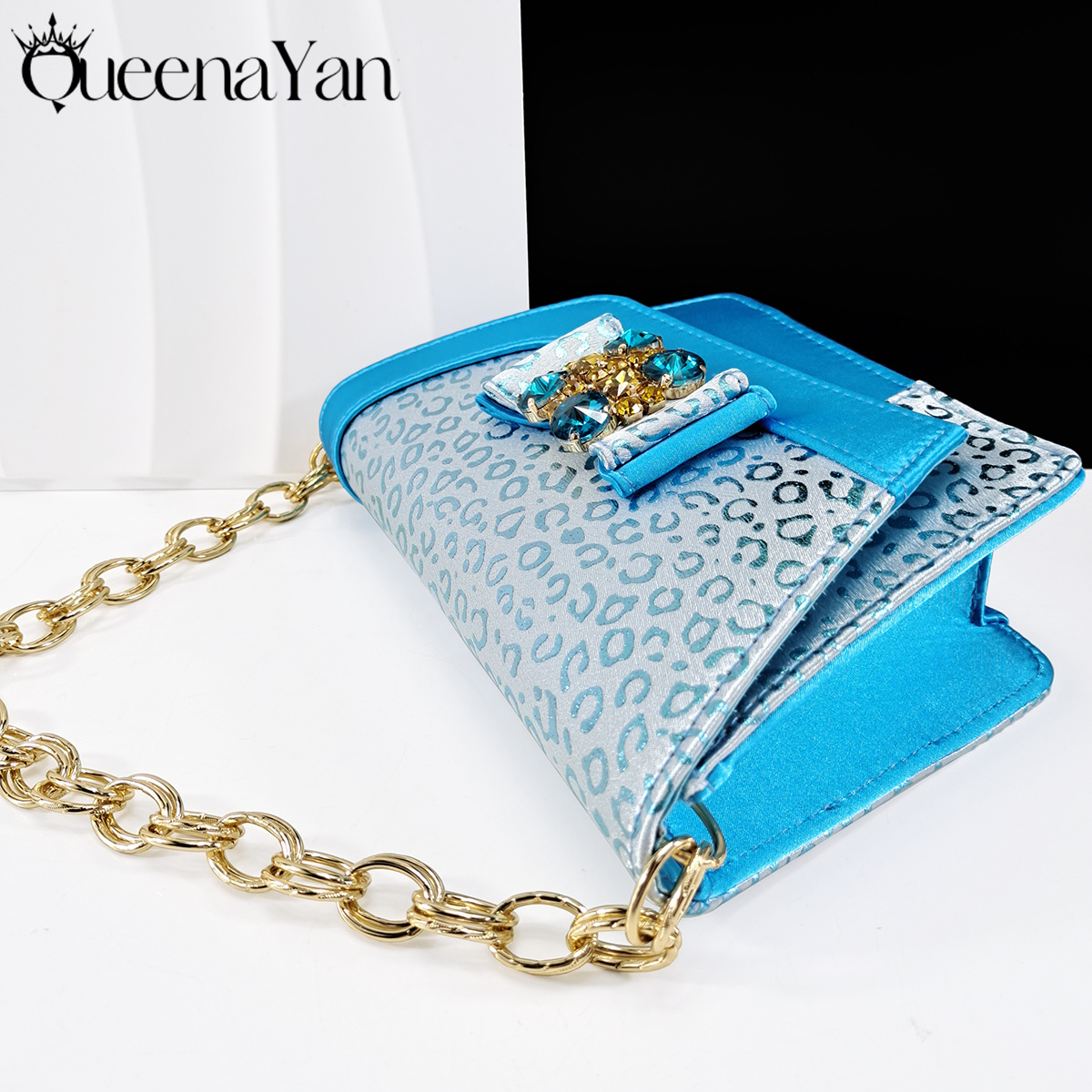 Queena Yan Light Blue Elegant  – Women Bags For Wedding recenzja i cena