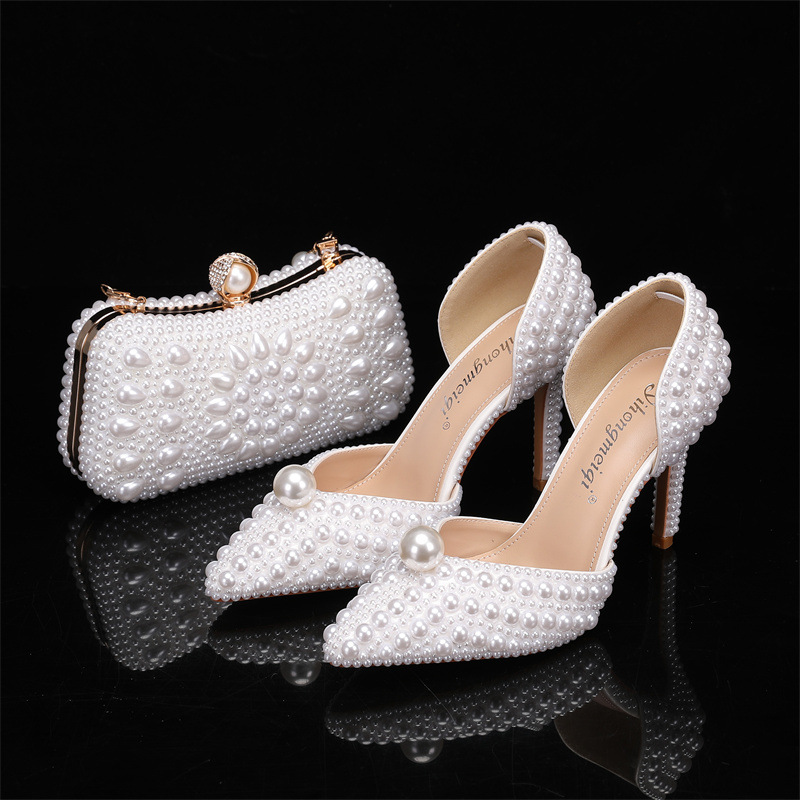 Bag and Shoe Set for Women Pea – Women Bags For Wedding recenzja i cena