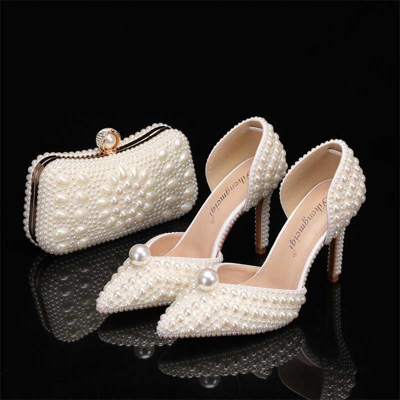 Bag and Shoe Set for Women Pea – Women Bags For Wedding recenzja i cena