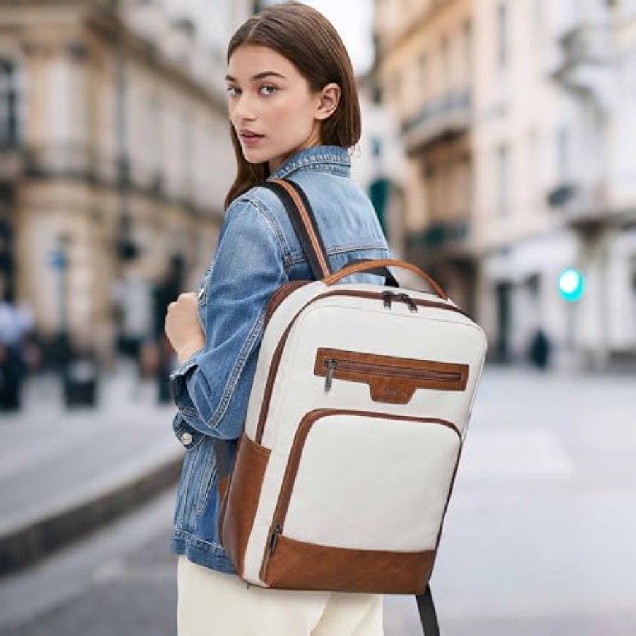 Leather Laptop Backpack for Wo – Women'S Bag recenzja i cena