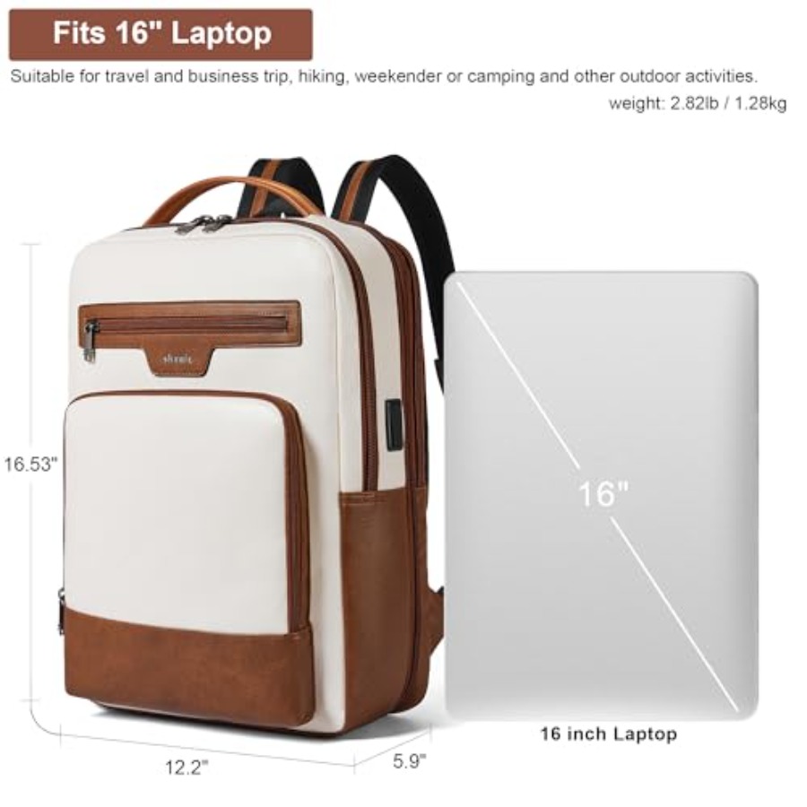 Leather Laptop Backpack for Wo – Women'S Bag recenzja i cena