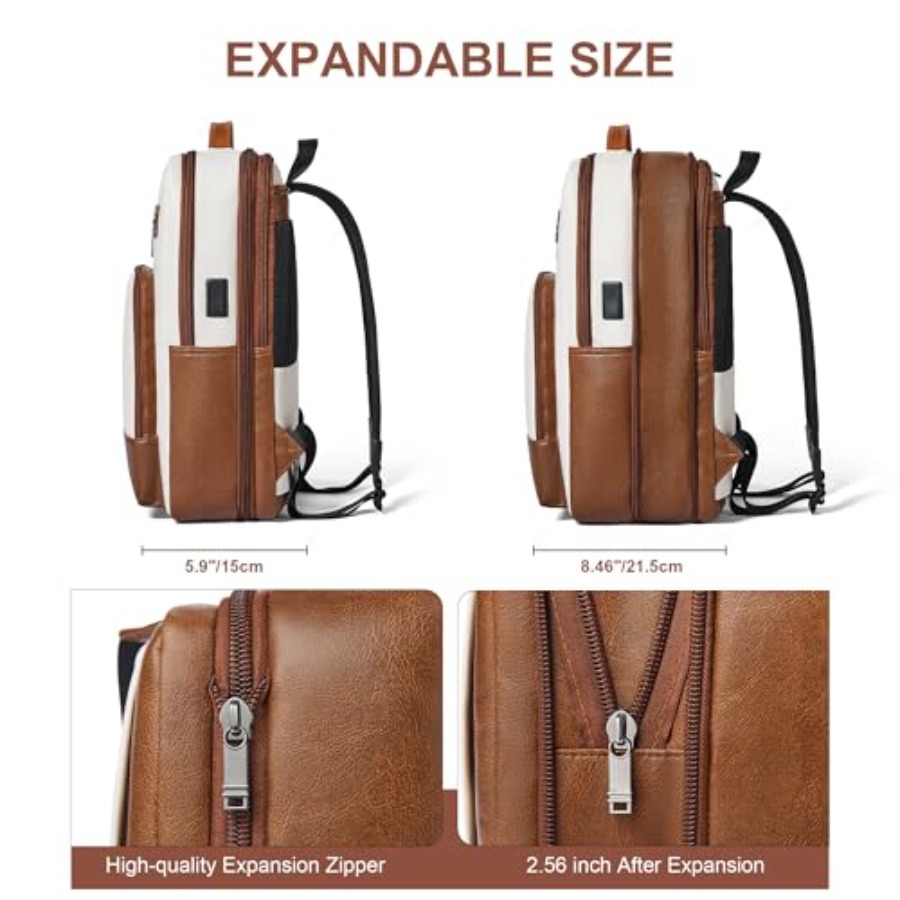 Leather Laptop Backpack for Wo – Women'S Bag recenzja i cena