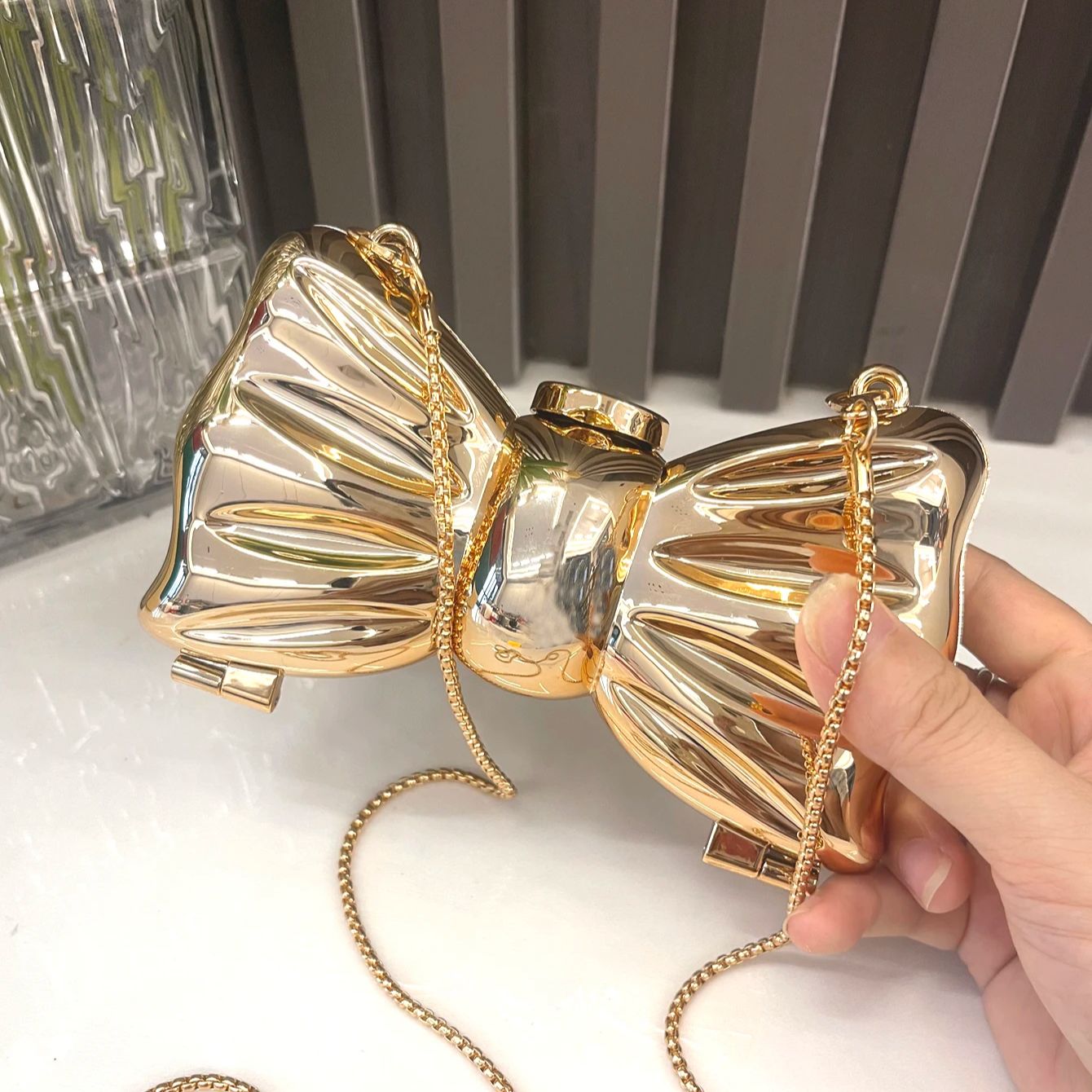 Golden Evening bag  Purses and – Clutch Bag Evening recenzja i cena