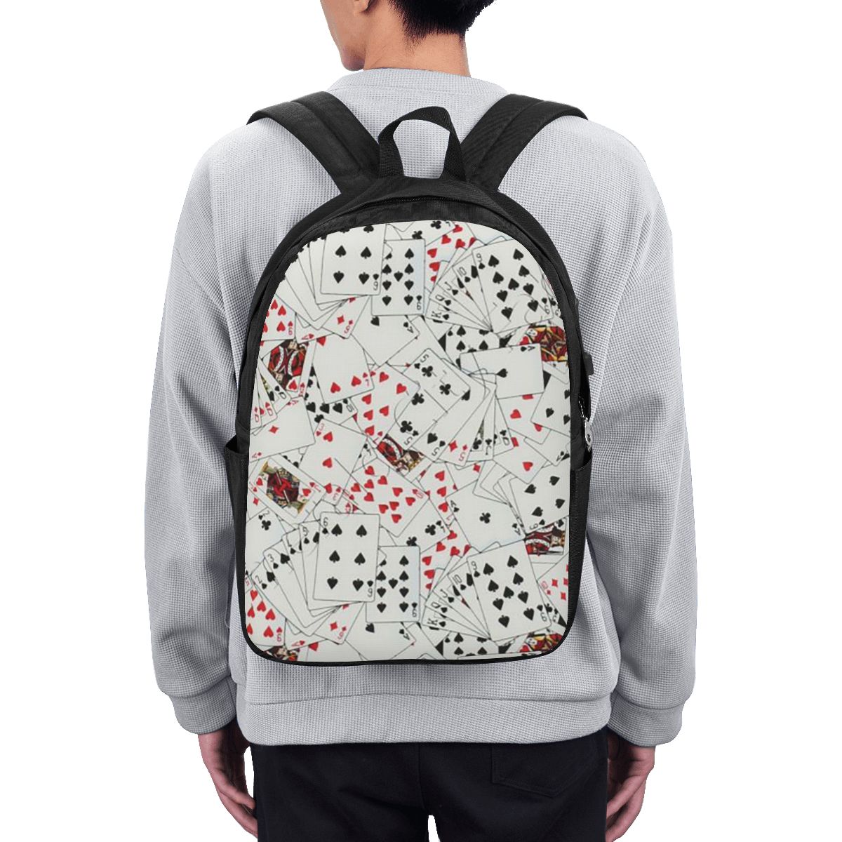 Playing Cards Poker Print Back – Womens Backpack recenzja i cena