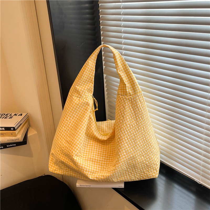Custom Logo Pastel Gingham Slo – Hobo Bag Slouchy recenzja i cena