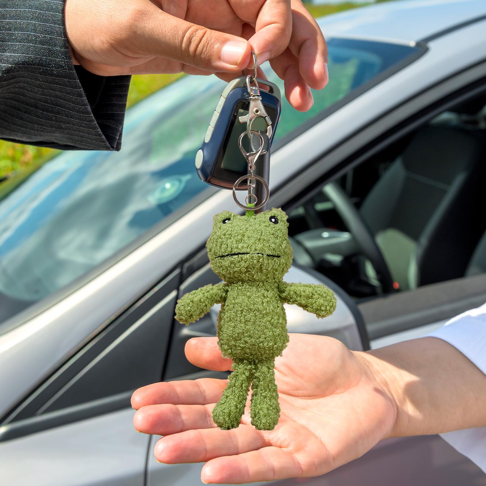 Plush Frog Keychain Bag Charm  – Women Bags Collection recenzja i cena