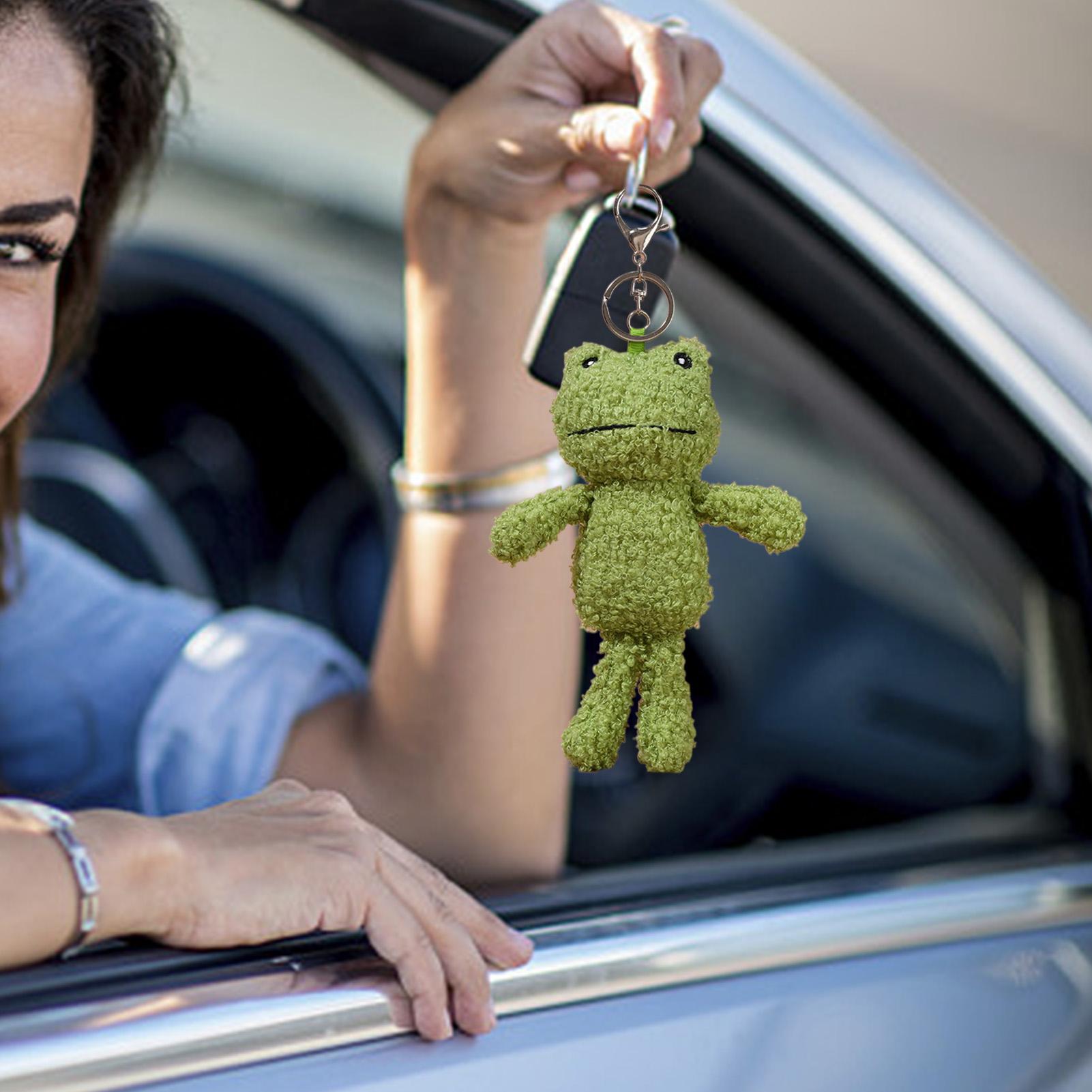 Plush Frog Keychain Bag Charm  – Women Bags Collection recenzja i cena