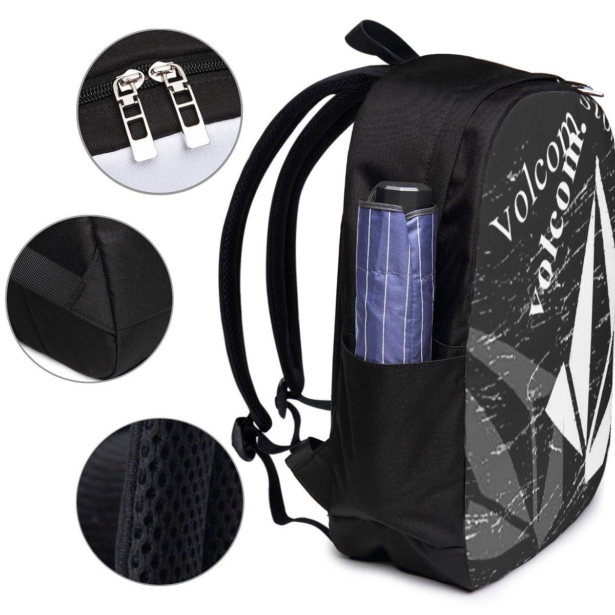 V-Volcom Logo Backpack Travel  – Womens Backpack recenzja i cena