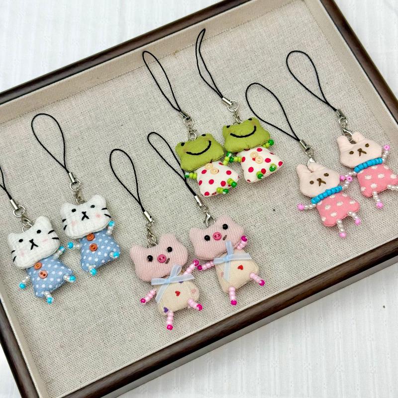 Cute Frog Pig Cat Pendant Keyc – Women'S Young Bags recenzja i cena