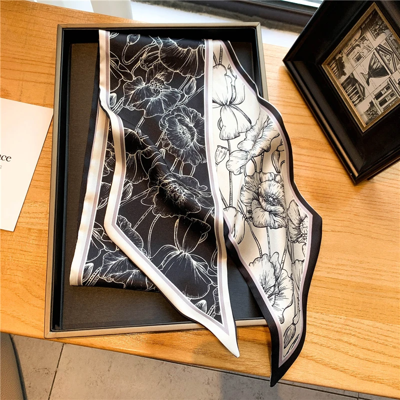 Luxury Long Silk Scarf Female  – Women Bags Online recenzja i cena
