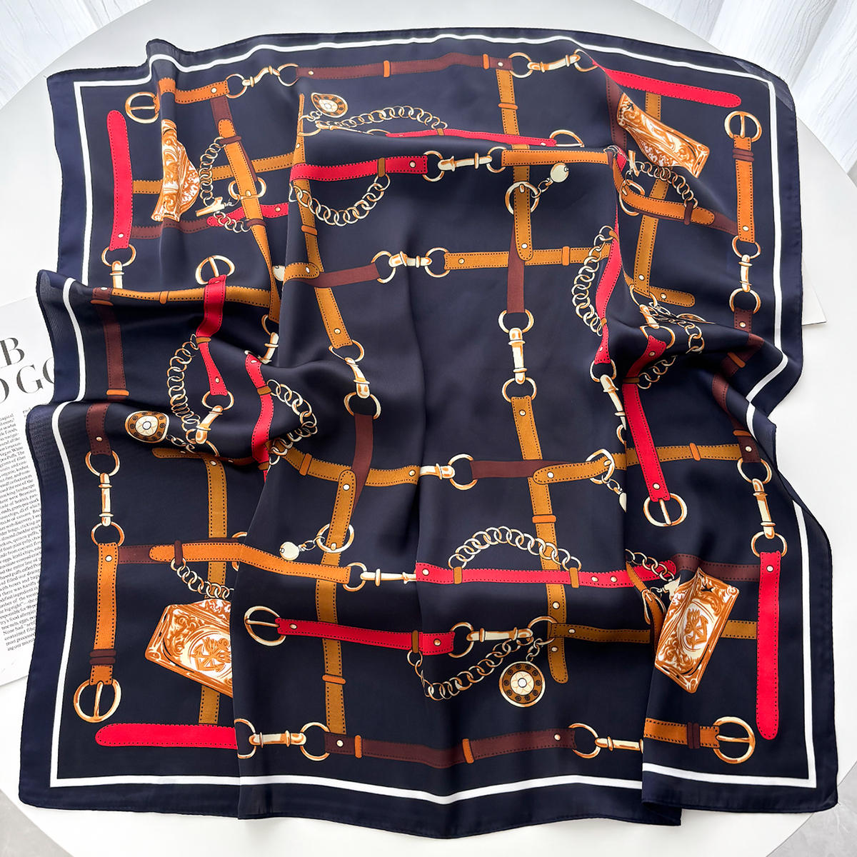 Luxury 70*70cm Square Scarf fo – Women Bags Online recenzja i cena