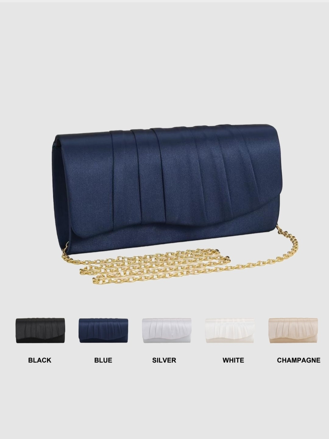 Ladies Dinner Bag Pleated Soli – Clutch Bag Evening recenzja i cena