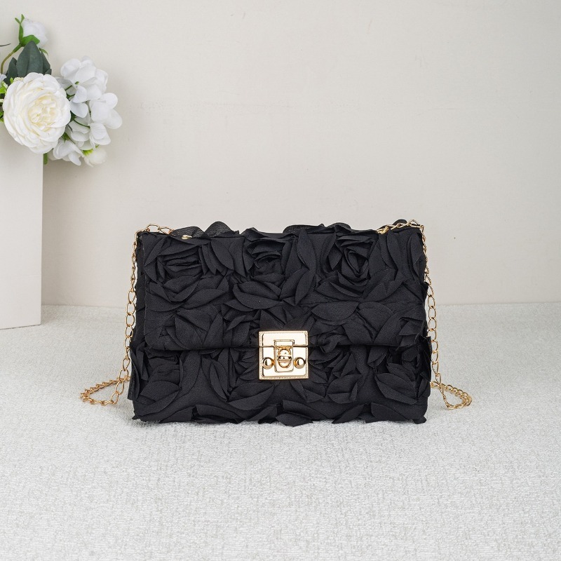 3D Rose Floral Satin Evening B – Clutch Bag Evening recenzja i cena