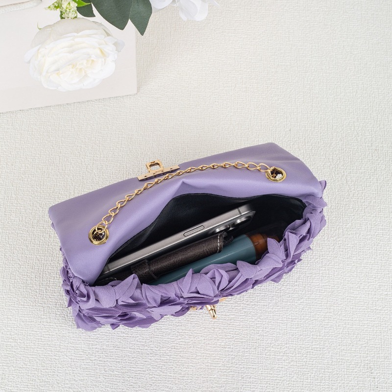 3D Rose Floral Satin Evening B – Clutch Bag Evening recenzja i cena
