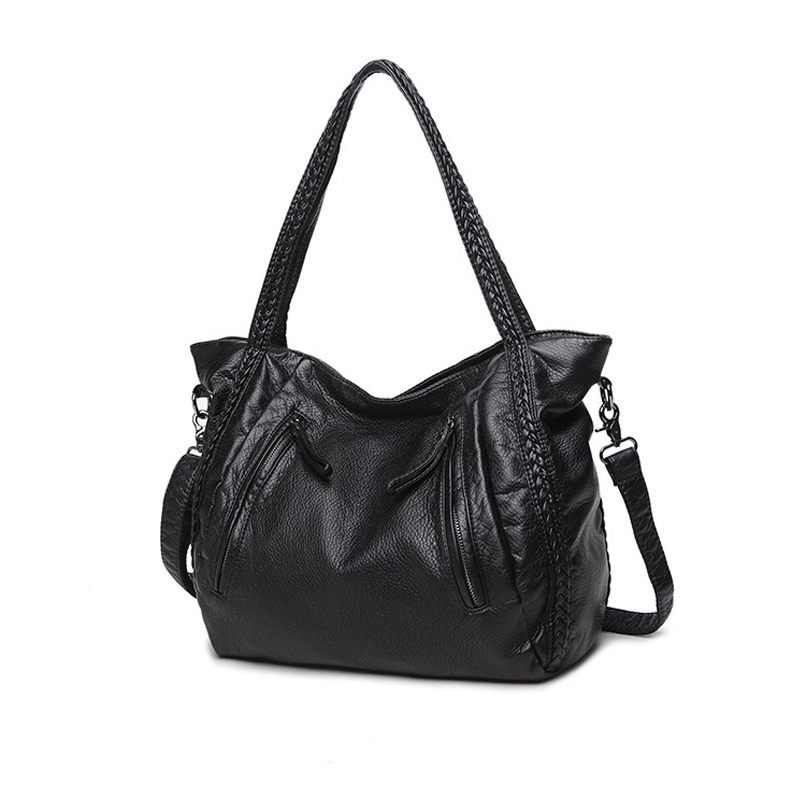 SHELKSBAG Black Soft Leather S – Hobo Bag Slouchy recenzja i cena