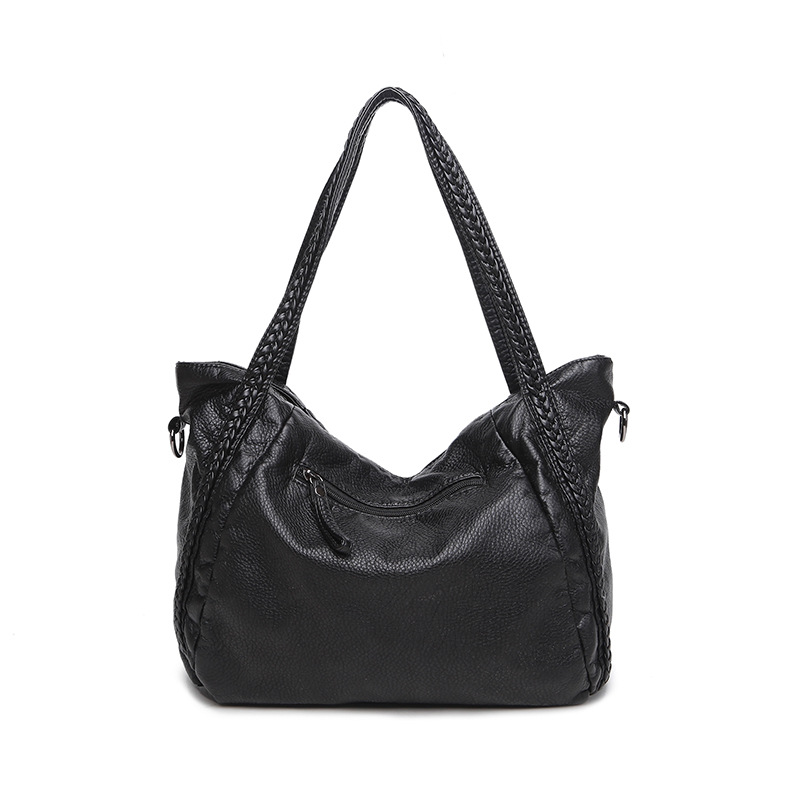 SHELKSBAG Black Soft Leather S – Hobo Bag Slouchy recenzja i cena