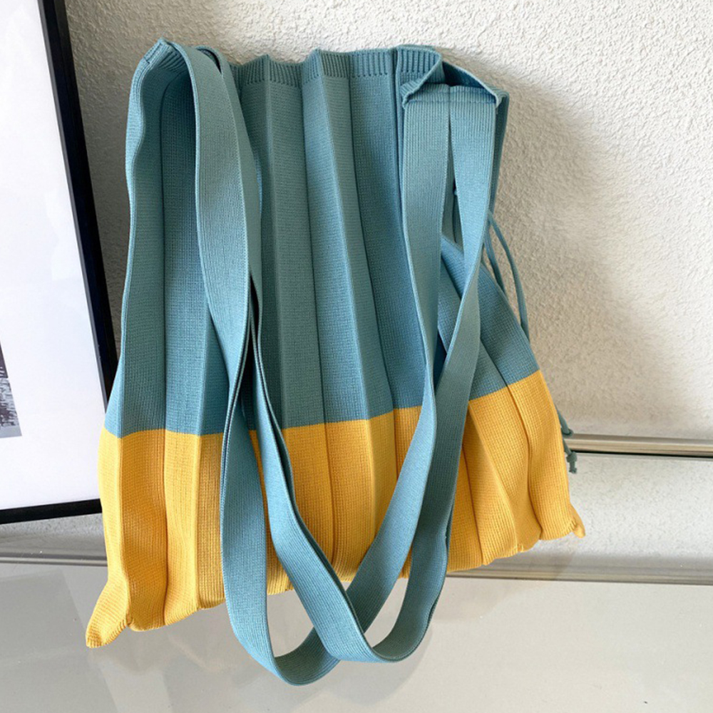 Knitted Foldable Storage Handb – Women Bags In Trend recenzja i cena