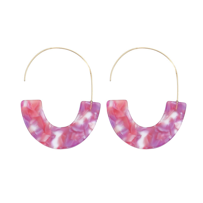 Moon Hoop Earrings Gold Brass  – Half Moon Crescent recenzja i cena